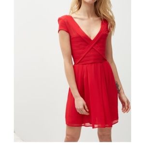 The Kooples Red Corset Mini Dress size XL NWT RETAIL FOR $300